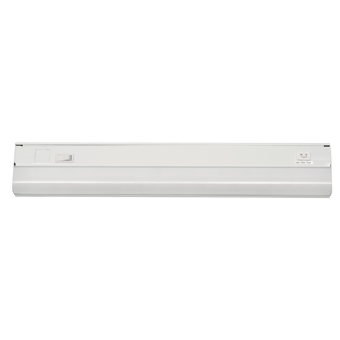 White 33'' Steel and Acrylic LED Under Cabinet Light