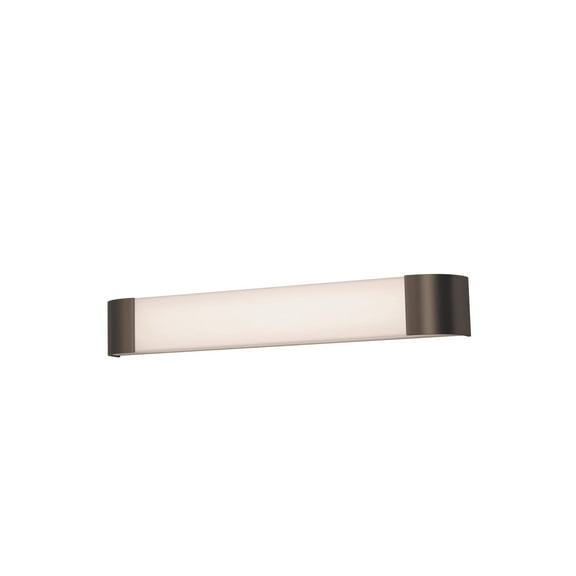 AFX Allen 4-feet Oil-Rubbed Bronze LED Vanity, White Acrylic Shade