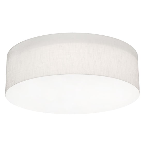 ANF1524MB-LW AFX Anton - 3 Light Flush Mount In Modern Style-5.5 Inches Tall and 15 Inches Wide-Linen White Finish