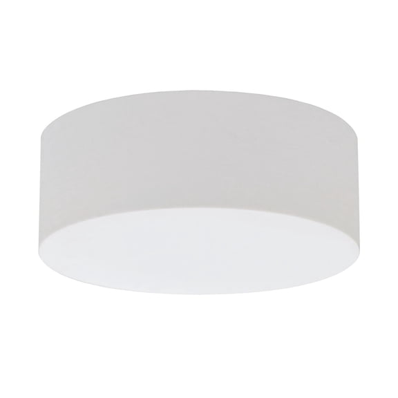 AFX Anton 19-inch Linen White LED Flush Mount