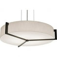 thumbnail image 1 of AFX Apex 14-inch Espresso LED Pendant, Jute Shade, 1 of 5