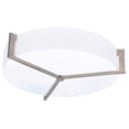 thumbnail image 1 of AFX Apex 17-inch Weathered Grey LED Flush Mount, Linen White Shade, 1 of 2