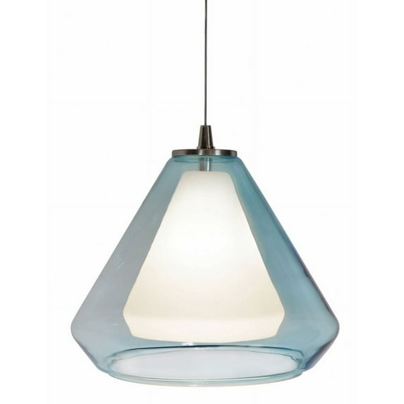 AFX  Armitage 1-light Satin Nickel 4000K LED Pendant Aqua 120-277V