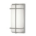 thumbnail image 1 of AFX  August LED Outdoor Sconce Painted Nickel, White - 12", 1 of 4