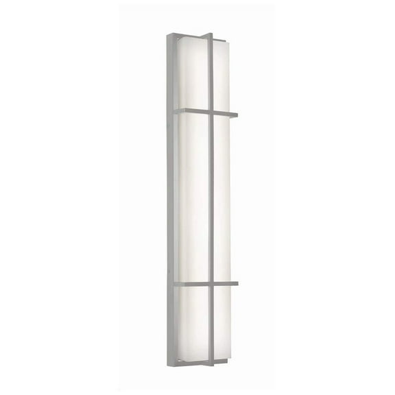 AFX  August LED Outdoor Sconce Painted Nickel, White - 36"