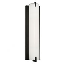 AXLS0416LAJUDBK AFX Axel - 15W 1 LED Wall Sconce In Contemporary Style-16 Inches Tall and 4 Inches Wide-Black Finish
