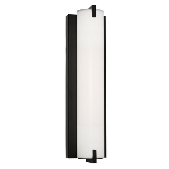 AXLS0416LAJUDBK AFX Axel - 15W 1 LED Wall Sconce In Contemporary Style-16 Inches Tall and 4 Inches Wide-Black Finish