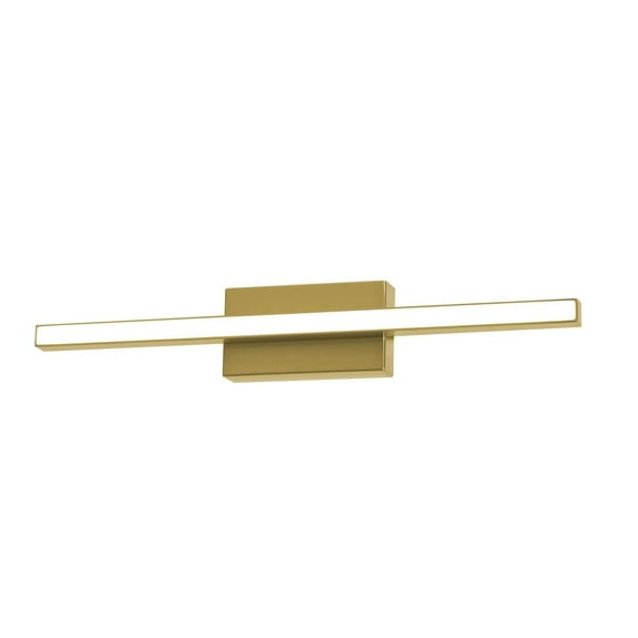 AFX Barlow 1-light LED Vanity Satin Brass Brass Satin