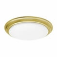 thumbnail image 1 of BRNF12LAJD1SB AFX Baron - 17W 1 LED Flush Mount In Contemporary Style-1.7 Inches Tall and 12 Inches Wide-Satin Brass Finish, 1 of 2
