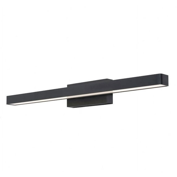 AFX Brock LED Vanity Light Black - 24"