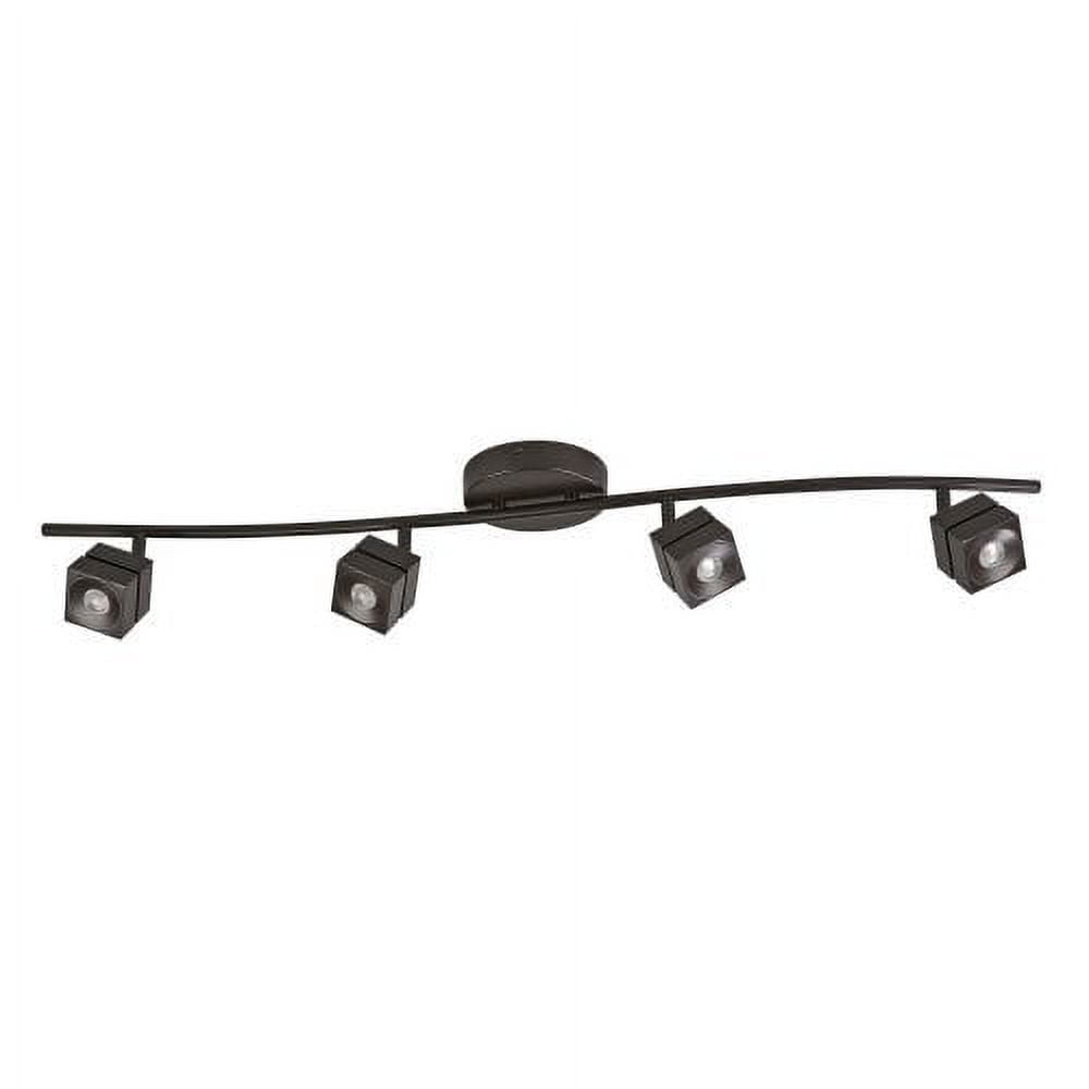Cantrell Oil-Rubbed Bronze 4-Light LED Track Head