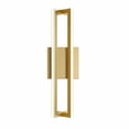 thumbnail image 1 of AFX Cass 16" High Gold Metal LED Modern Wall Sconce, 1 of 4