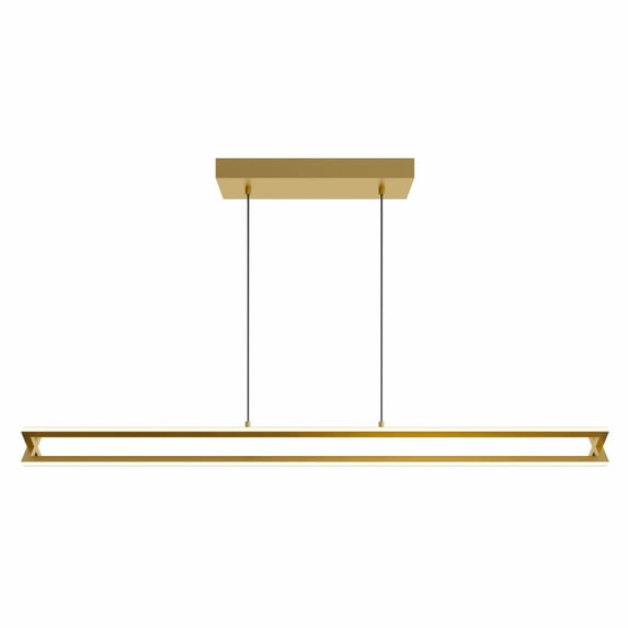 CSSP0448L30D1GD AFX Cass - 38W 1 LED Linear Pendant In Modern Style-3.9 Inches Tall and 4.7 Inches Wide-Gold Finish