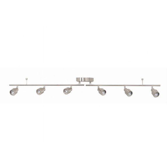 126509 AFX Chappelle - 40.02W 6 LED Track Light-7.54 Inches Tall and 55.5 Inches Wide
