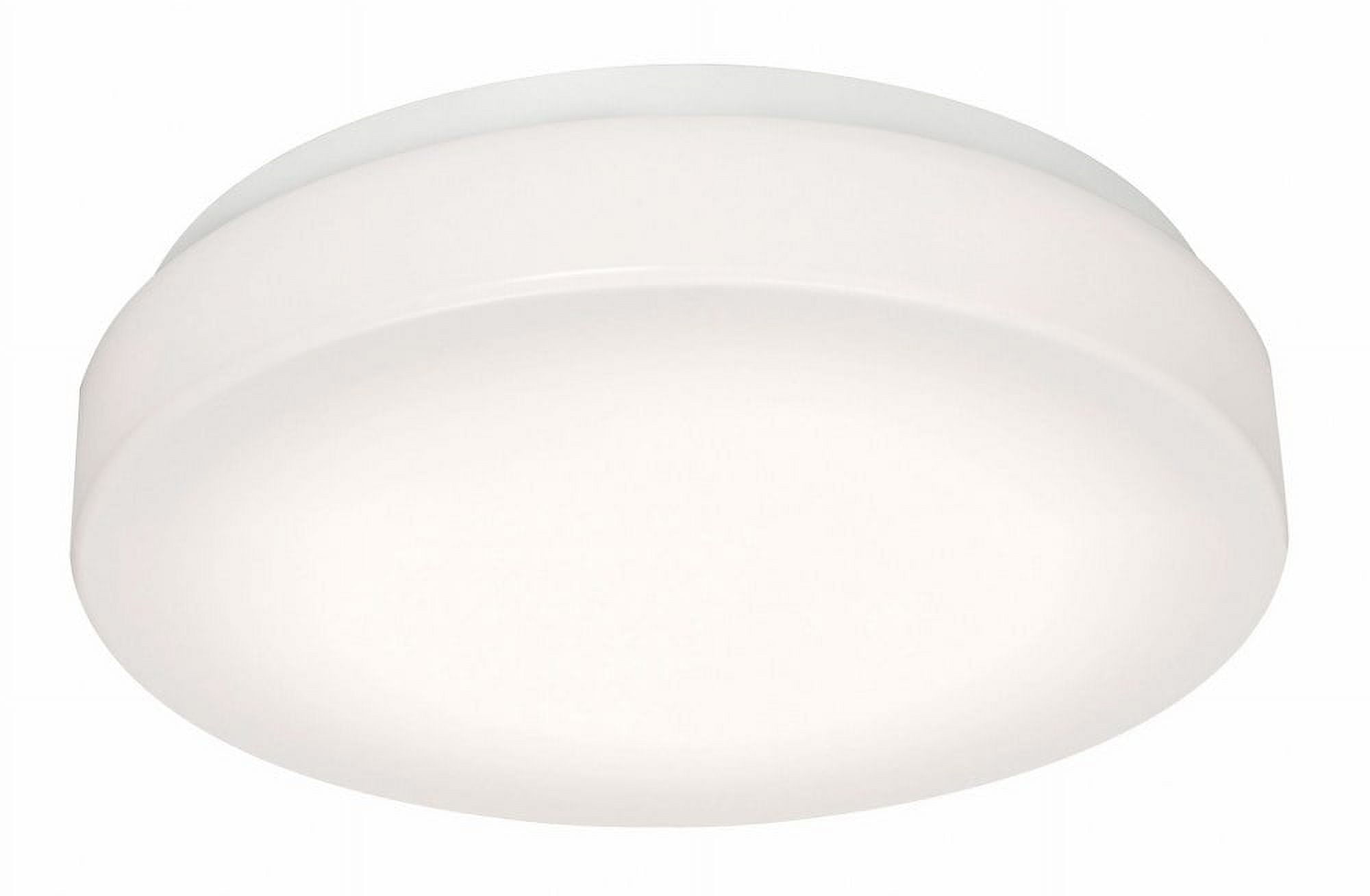 Cirrus White LED Drum Flush Mount Light