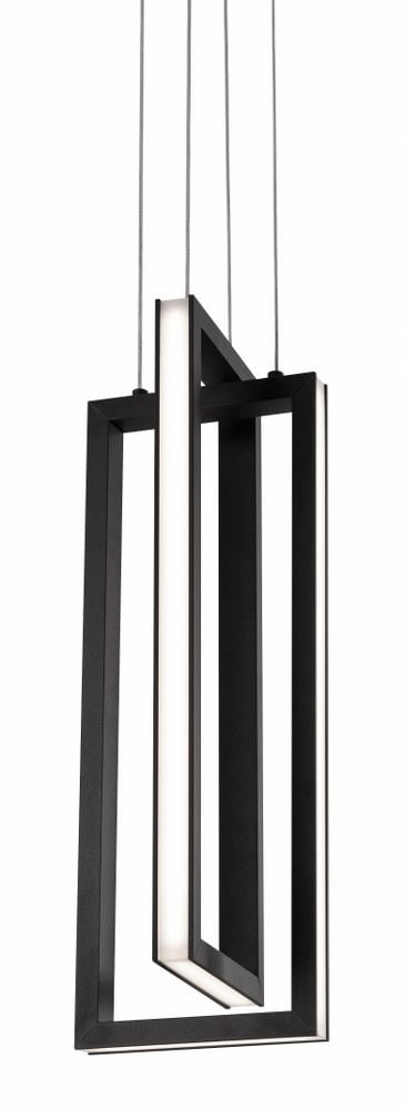 Cole 24" Black Aluminum LED Pendant Light