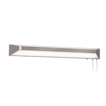 CRYB36LAJENSN AFX Cory - 58W 2 LED Overbed Flush Mount-4.25 Inches Tall and 36 Inches Wide-Satin Nickel Finish