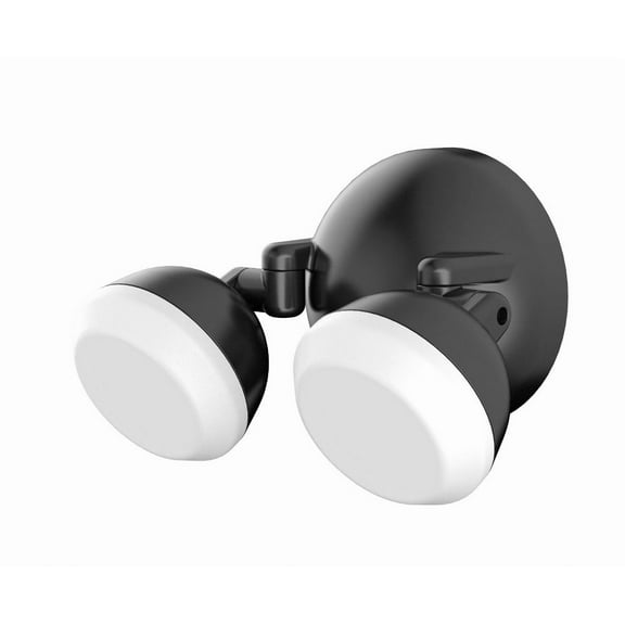 DANW0706LAJENBK AFX Daniel - 12W 2 LED Outdoor Wall Sconce-6 Inches Tall and 7.38 Inches Wide-Black Finish