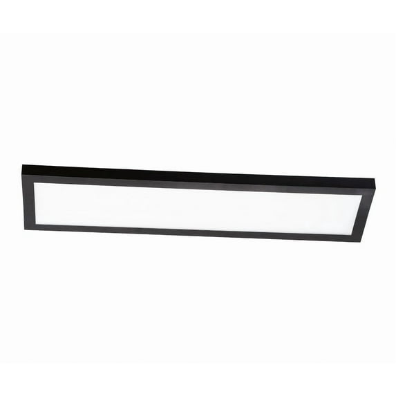 AFX Delgado LED Linear Flush Mount Black, Frosted - 24-Inch, 120V