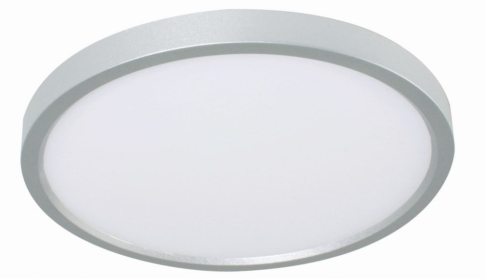 12" Satin Nickel LED Flush Mount Ceiling Light
