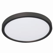AFX Edge 6" Round LED Flush Mount - 5 CCT Black - 8"
