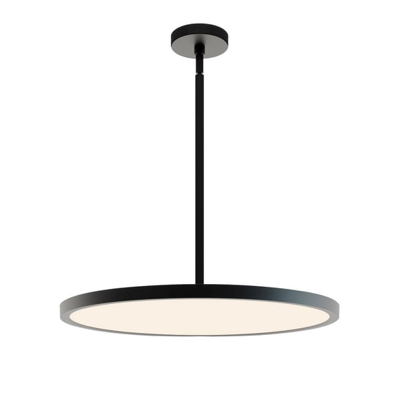 EGRP24LAJD1BK AFX Edge 24" Round Pendant - 40W 3300 LM 120V-Black Finish