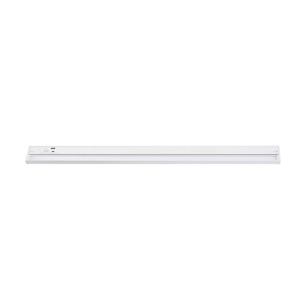Elena 32" White LED Undercabinet Light with Frosted Acrylic Diffuser