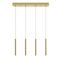 AFX  Eli Four Pendant - 36W 120- 277V Satin Brass