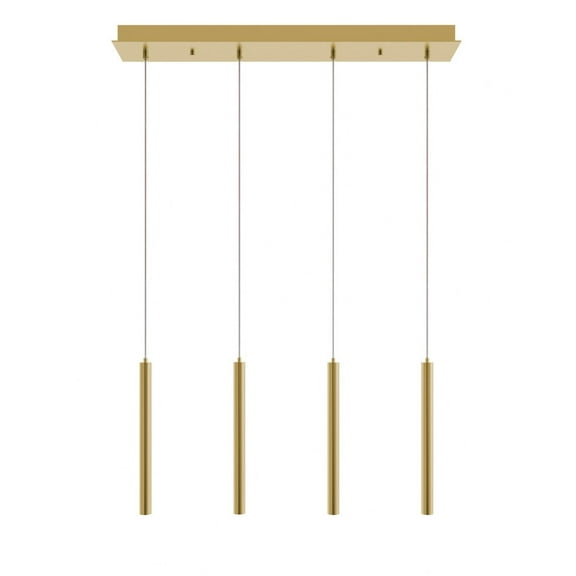 AFX  Eli Four Pendant - 36W 120- 277V Satin Brass
