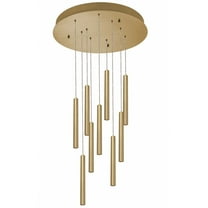 AFX  Eli Nine Pendant - 81W 120- 277V Satin Brass