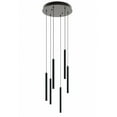 thumbnail image 1 of AFX  Eli Six Pendant - 54W 120- 277V Black, 1 of 7