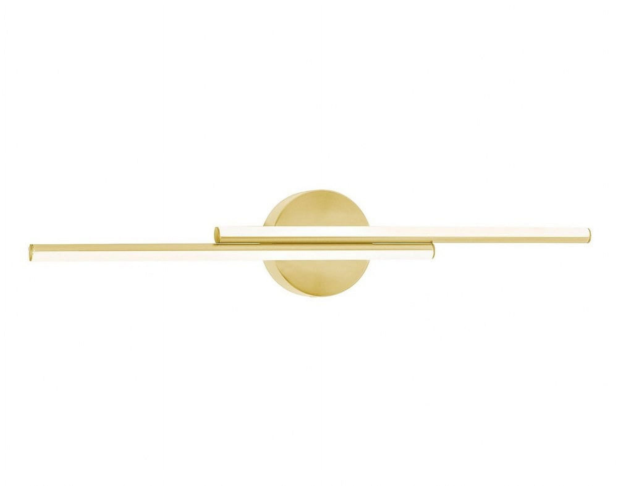 Ella 24'' Satin Brass LED Dimmable Vanity Light