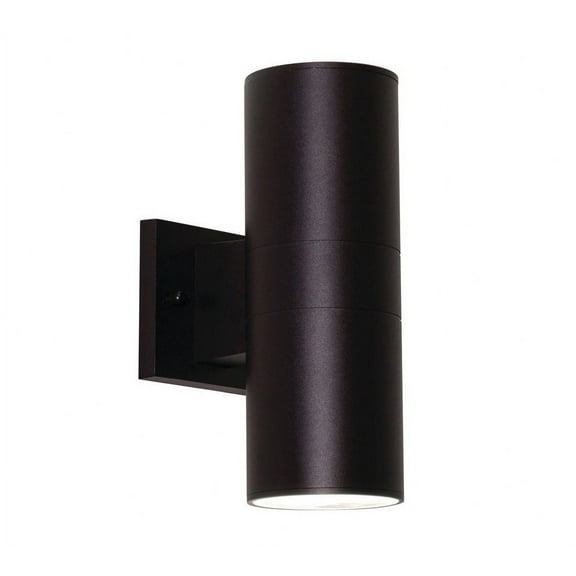 AFX Everly Outdoor LED Wall Sconce - Adjustable CCT 12" Height - Black
