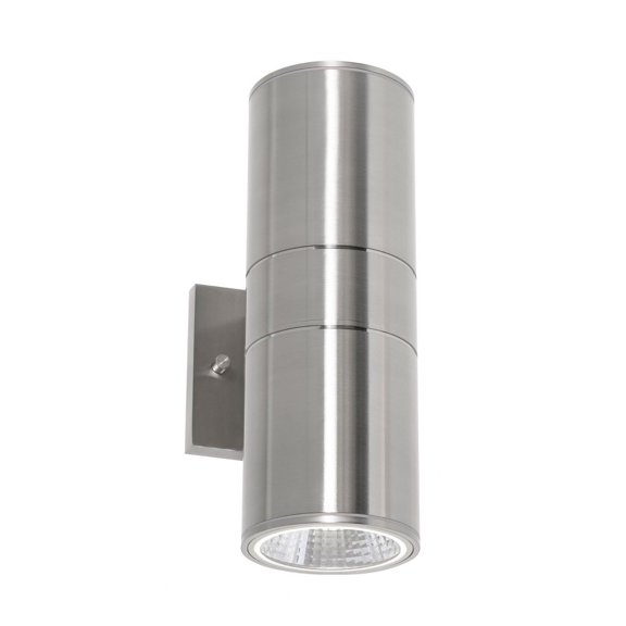 AFX  Everly Outdoor LED Wall Sconce - Adjustable CCT 12" Height - Satin Nickel