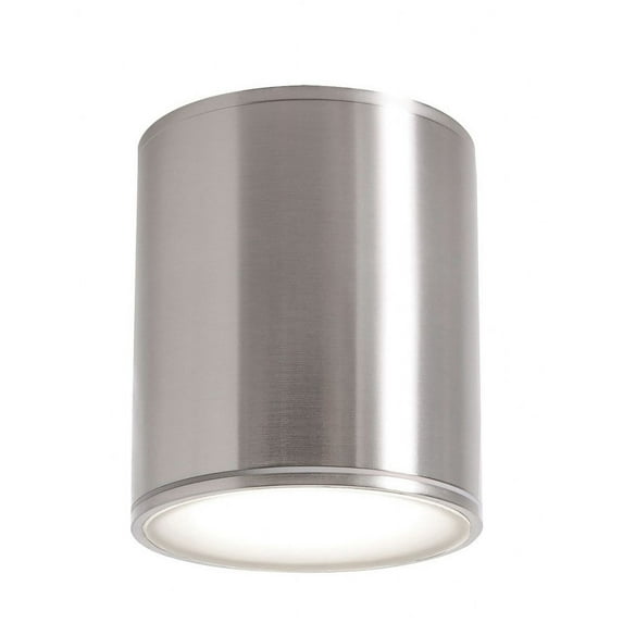 EVYW0405LAJD2SN AFX Everly - 12W 1 LED Outdoor Flush Mount In Modern Style-4.75 Inches Tall and 4.25 Inches Wide-Satin Nickel Finish