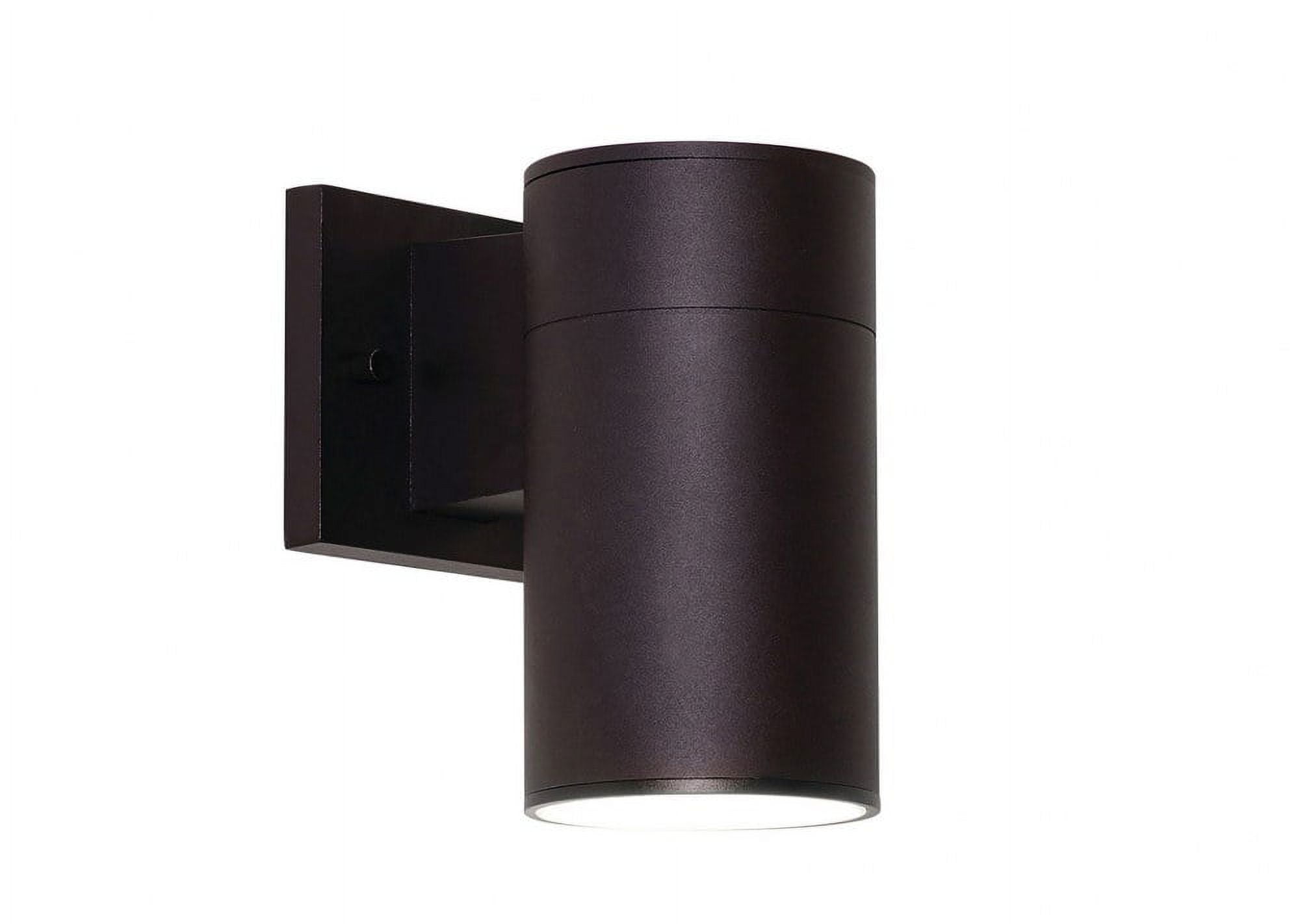 Everly Black Aluminum Dimmable Outdoor LED Wall Sconce