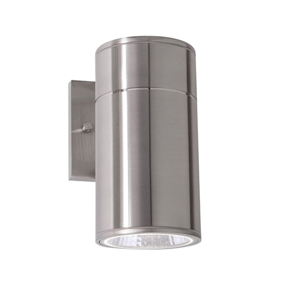 AFX  Everly Outdoor LED Wall Sconce - Adjustable CCT 8" Height - Satin Nickel