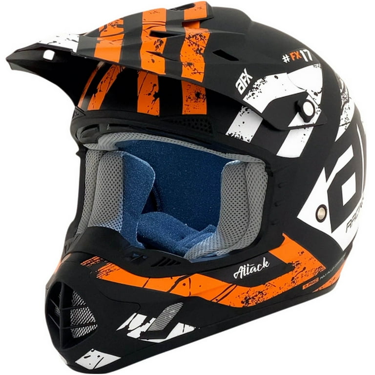 AFX FX-17 Attack MX Offroad Helmet Matte Orange 3XL