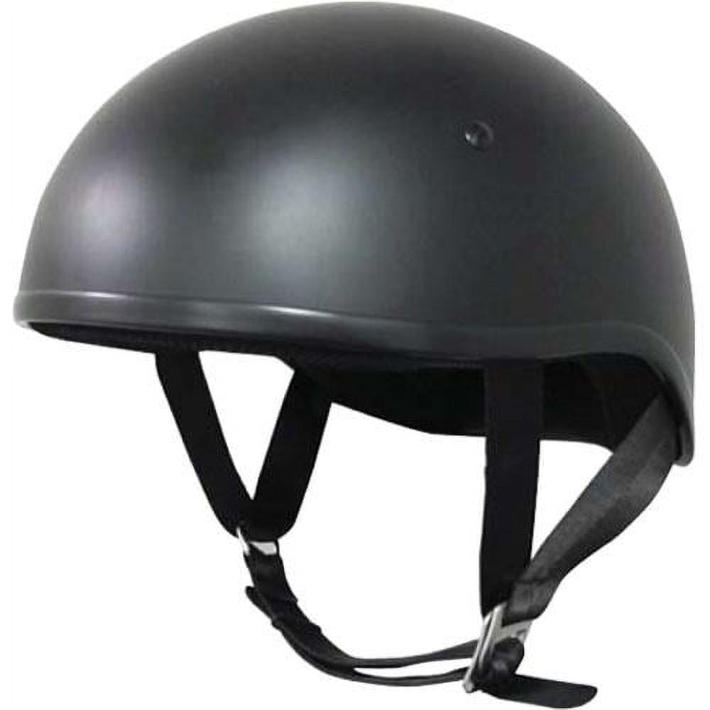 AFX FX-200 slick Helmet フラットブラック（箱無し袋あり） AFX FX-200 Slick Beanie Motorcycle Half Helmet Flat Black MD