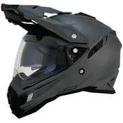 AFX FX-41DS Solid Dual Sport Motorcycle Helmet Frost Gray XL
