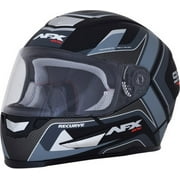 AFX FX-99 Recurved Motorcycle Helmet Matte Black/Gray LG