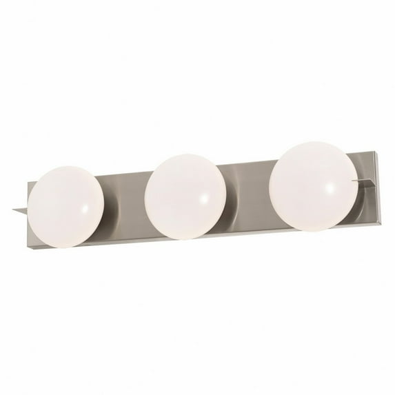 GATV2406L30D1SN AFX Gates - 60W 3 LED Bath Vanity In Contemporary Style-4.5 Inches Tall and 4.75 Inches Wide-Satin Nickel Finish