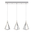 thumbnail image 1 of AFX  Gianna Linear Three Pendant - 3000K 120V Satin Nickel, 1 of 7
