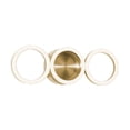thumbnail image 1 of AFX Glo 14" LED Wall Sconce - 3000K - 14.17"L x 2.5"Ext x 4.75"H Satin Brass, 1 of 3