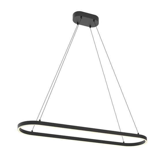 AFX  Glo 48'' LED Linear Pendant Black N/A N/A