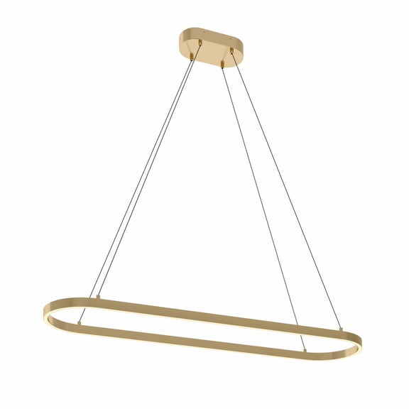 AFX  Glo 48'' LED Linear Pendant Satin Brass Satin Brass