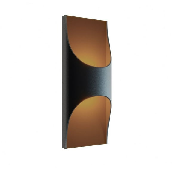 AFX - Harrison - 24W 2 LED Outdoor Wall Mount In Modern Style-12 Inches Tall and