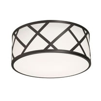 AFX  Haven 13'' Flush Mount Black