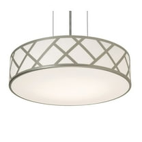 AFX  Haven 17'' Pendant - Satin Nickel Finish