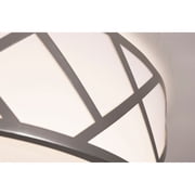 AFX - Haven - 21 Inch 160W 4 LED Flush Mount-Satin Nickel Finish
